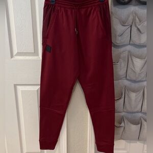 Under Armour Burgundy Joggers Men’s M